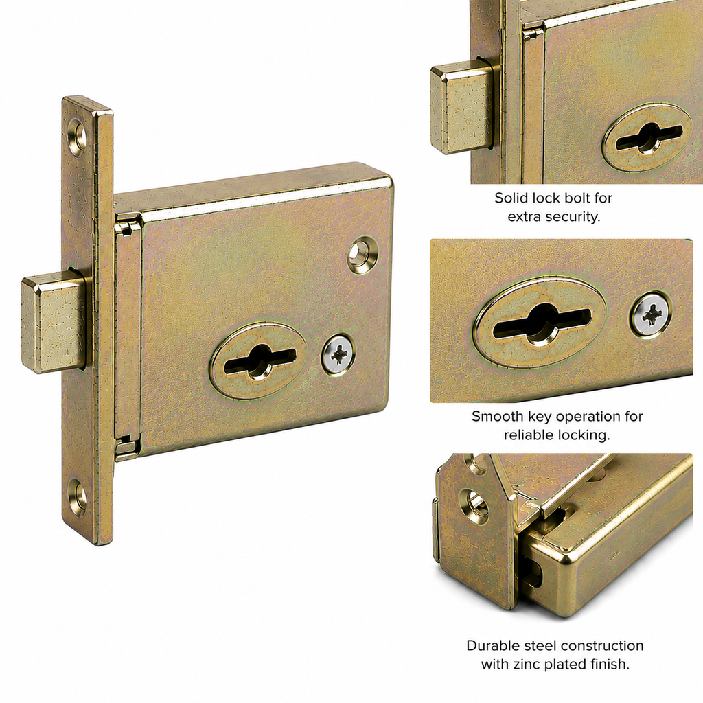 Gate Lock with 2 Keys - Security Lock