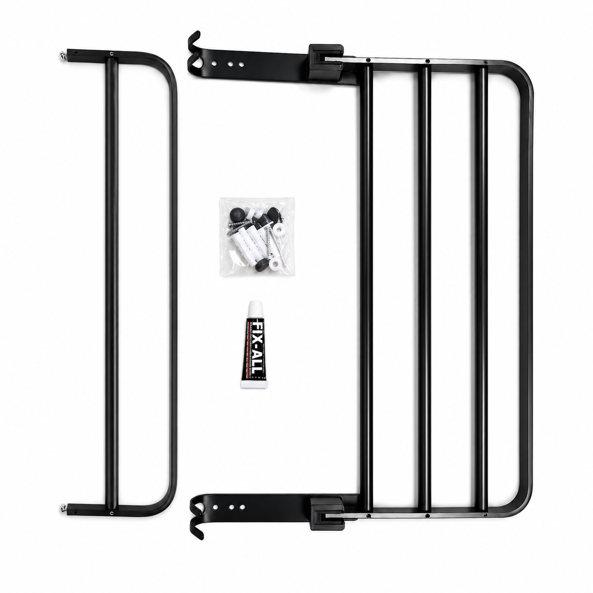 Swivel Towel Rack with Shelf Wall Mounted Stainless Steel Matte Black