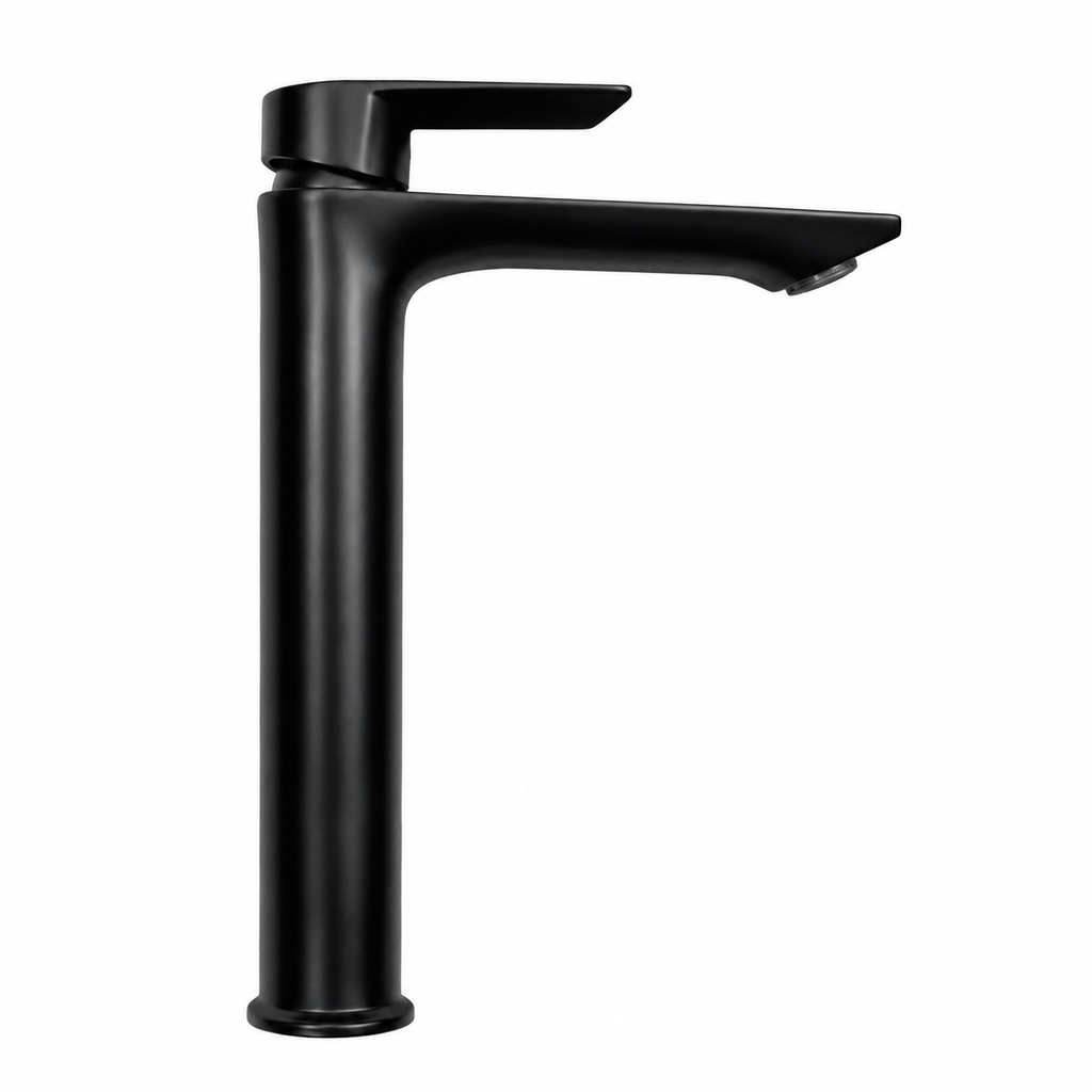 Tall Bathroom Basin Mixer Tap - High Rise Single Lever Faucet